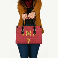 Custom Belgium Football Leather Bag Fiery Devil Motif