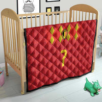 Custom Belgium Football Quilt Fiery Devil Motif