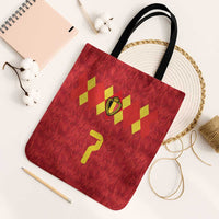 Custom Belgium Football Tote Bag Fiery Devil Motif