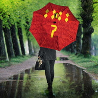 Custom Belgium Football Umbrella Fiery Devil Motif