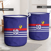 Custom French Football Laundry Basket France 98 Retro Style