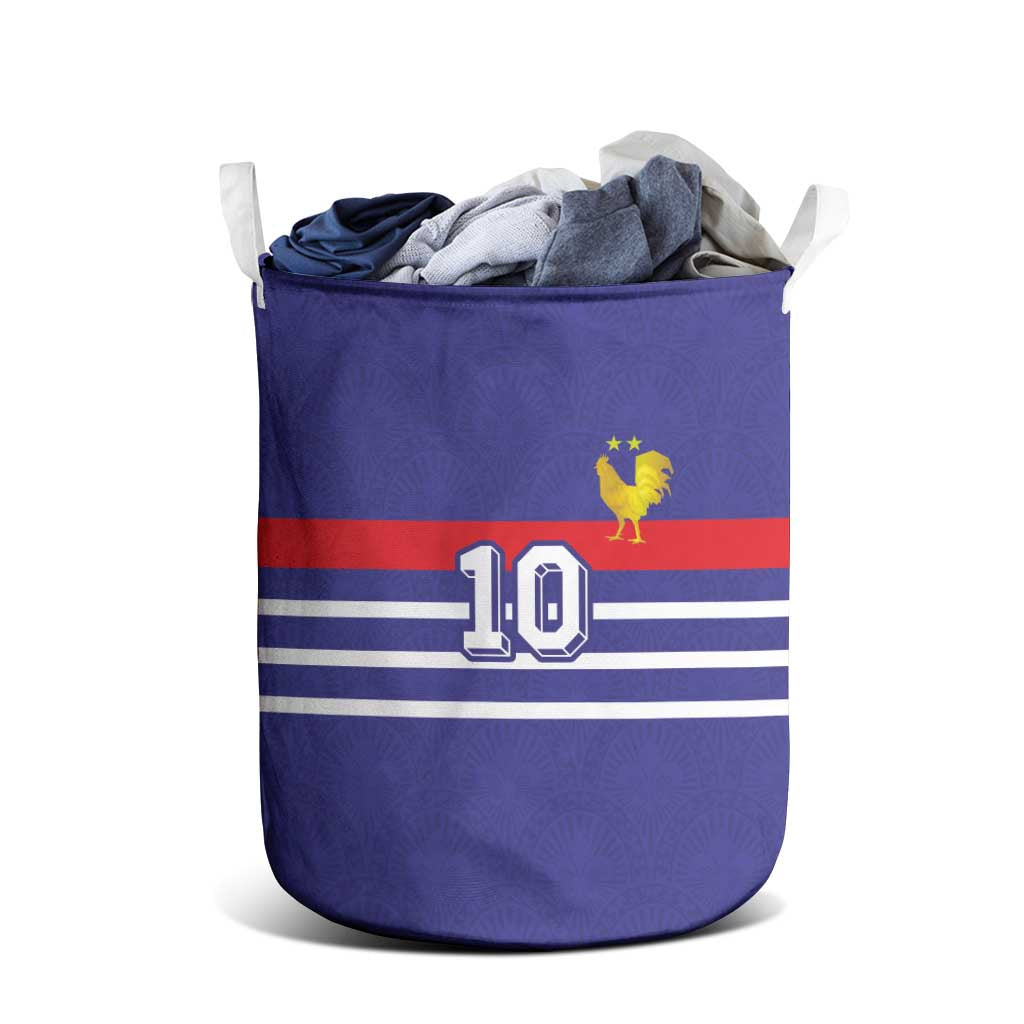 Custom French Football Laundry Basket France 98 Retro Style