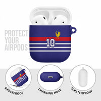 Custom French Football AirPods Case France 98 Retro Style