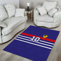 Custom French Football Area Rug France 98 Retro Style