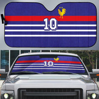 Custom French Football Auto Sun Shade France 98 Retro Style