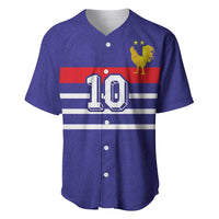 Custom French Football Baseball Jersey France 98 Retro Style