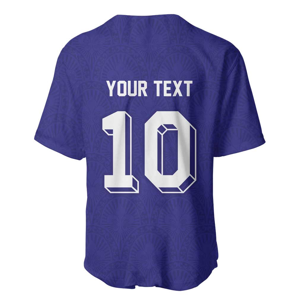 Custom French Football Baseball Jersey France 98 Retro Style