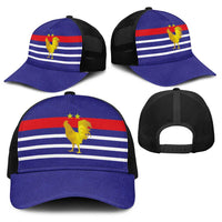 French Football Baseball Net Cap France 98 Retro Style