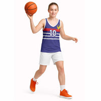 Custom French Football Basketball Jersey France 98 Retro Style