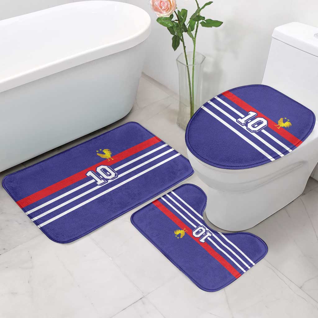 Custom French Football Bathroom Set France 98 Retro Style