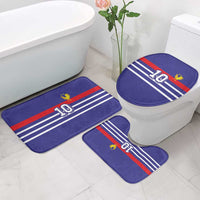 Custom French Football Bathroom Set France 98 Retro Style