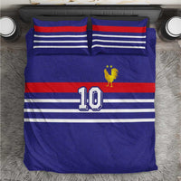Custom French Football Bedding Set France 98 Retro Style
