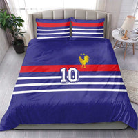 Custom French Football Bedding Set France 98 Retro Style