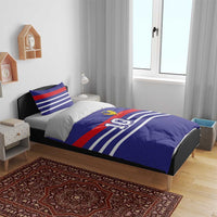 Custom French Football Bedding Set France 98 Retro Style