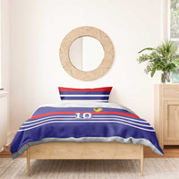 Custom French Football Bedding Set France 98 Retro Style
