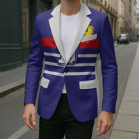 Custom French Football Blazer France 98 Retro Style
