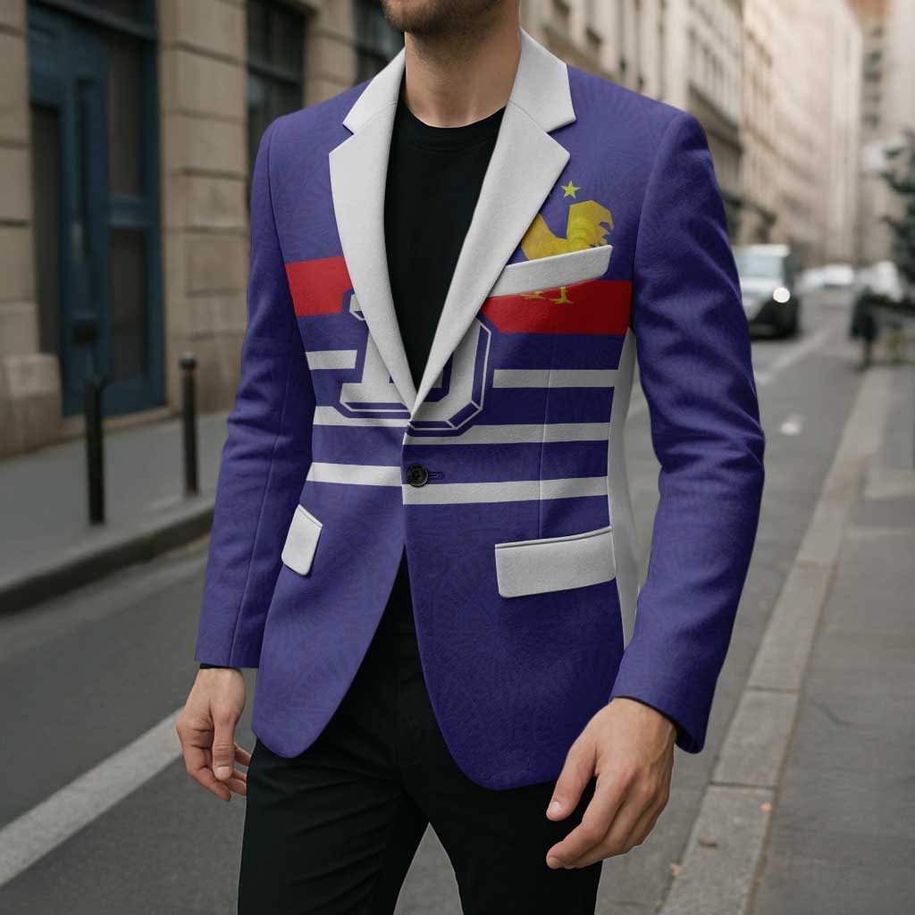 Custom French Football Blazer France 98 Retro Style