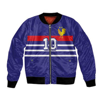 Custom French Football Bomber Jacket France 98 Retro Style