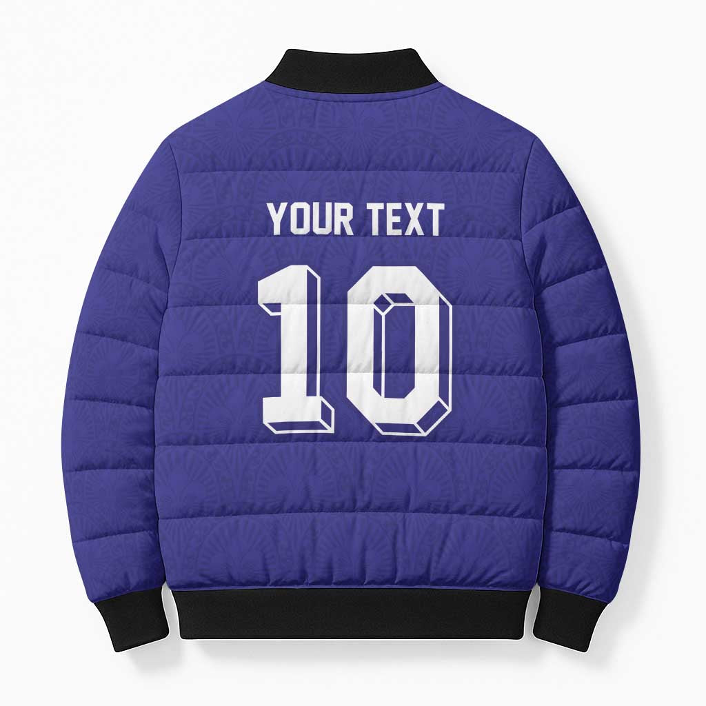 Custom French Football Bomber Puffer Jacket France 98 Retro Style