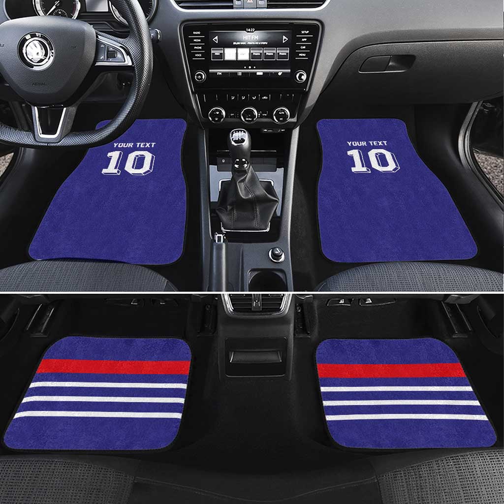 Custom French Football Car Mats France 98 Retro Style
