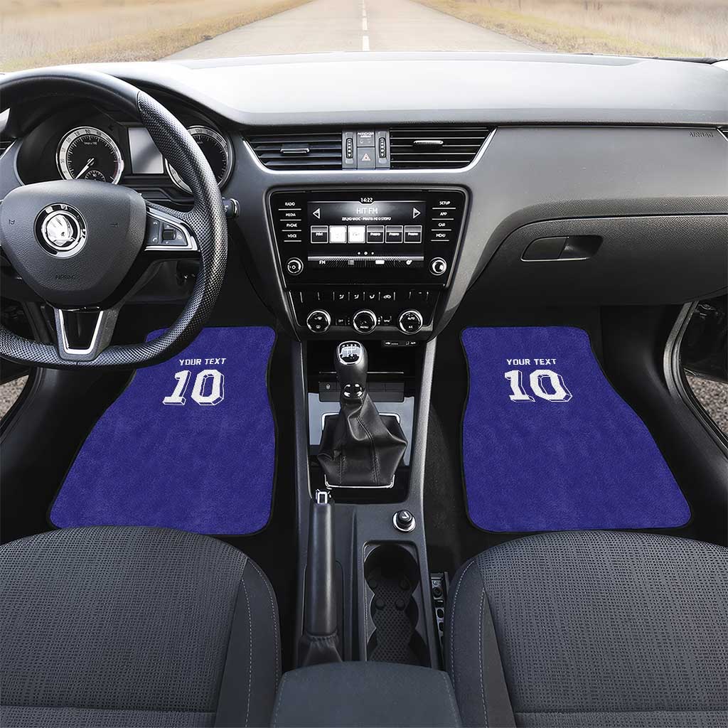 Custom French Football Car Mats France 98 Retro Style
