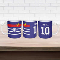 Custom French Football Ceramic Mug France 98 Retro Style