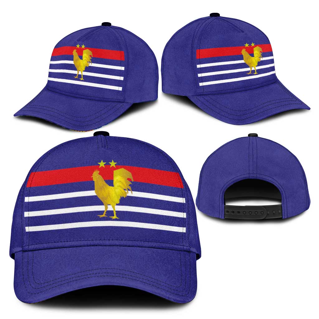 French Football Classic Cap France 98 Retro Style