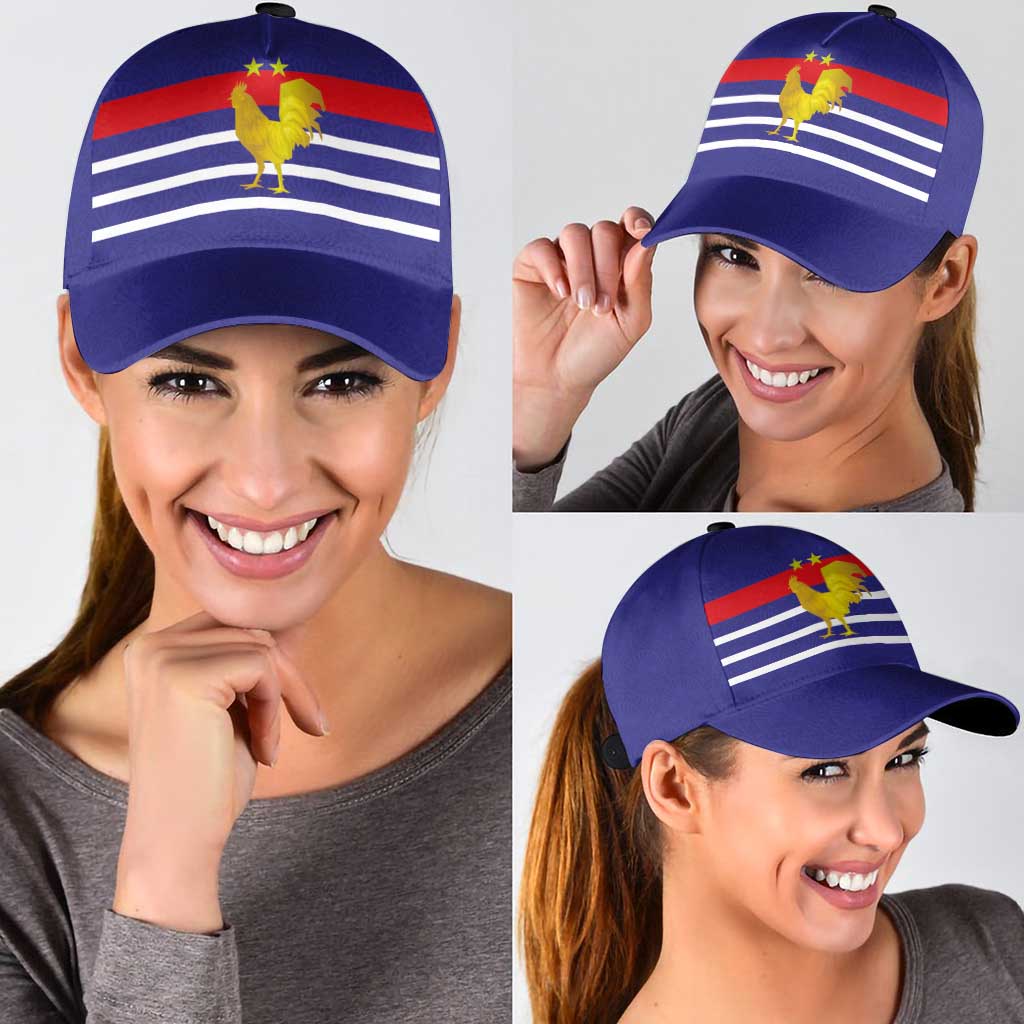 French Football Classic Cap France 98 Retro Style