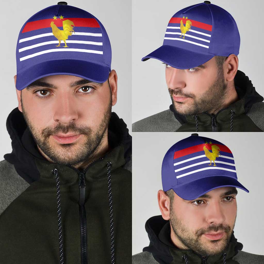 French Football Classic Cap France 98 Retro Style
