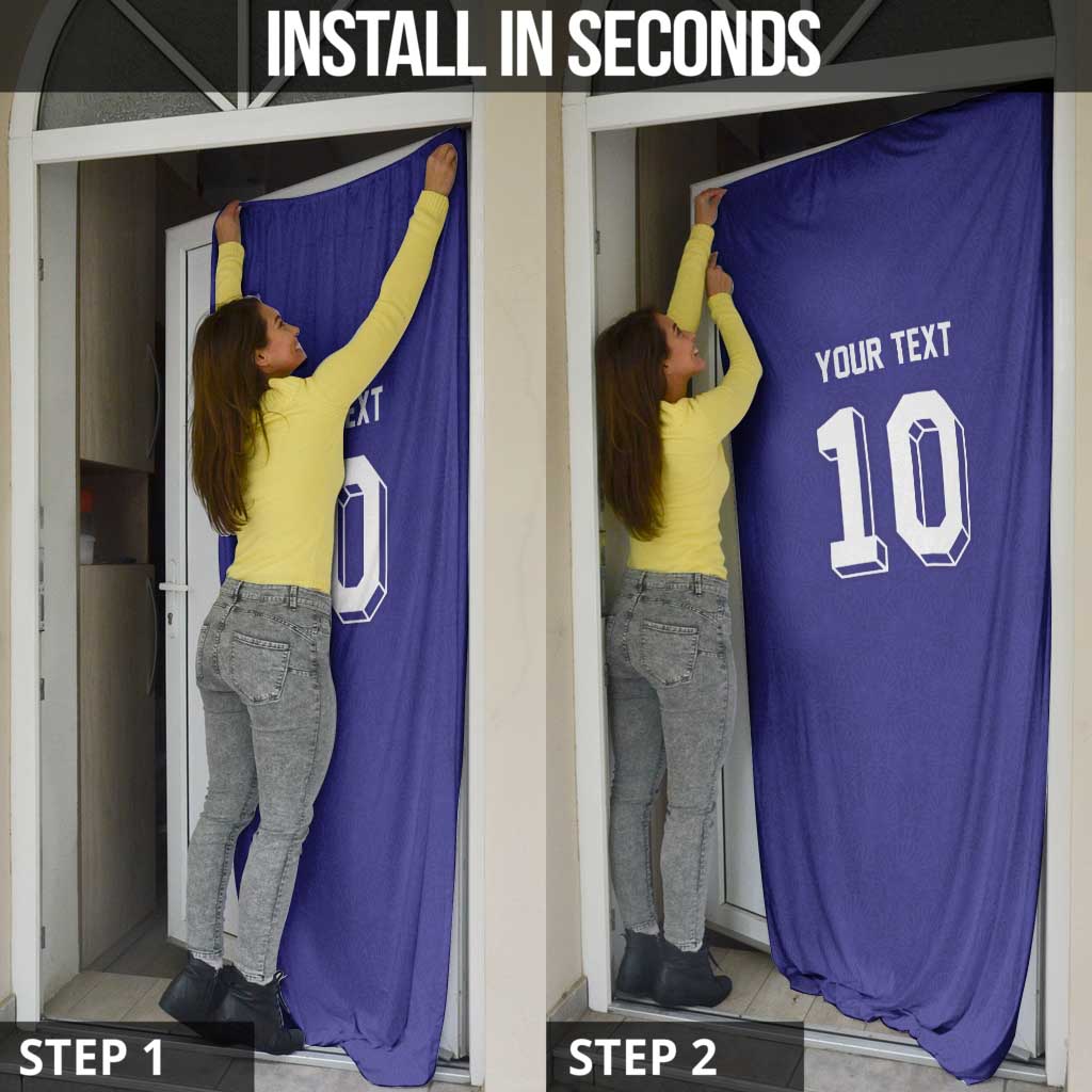 Custom French Football Door Cover France 98 Retro Style