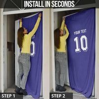 Custom French Football Door Cover France 98 Retro Style