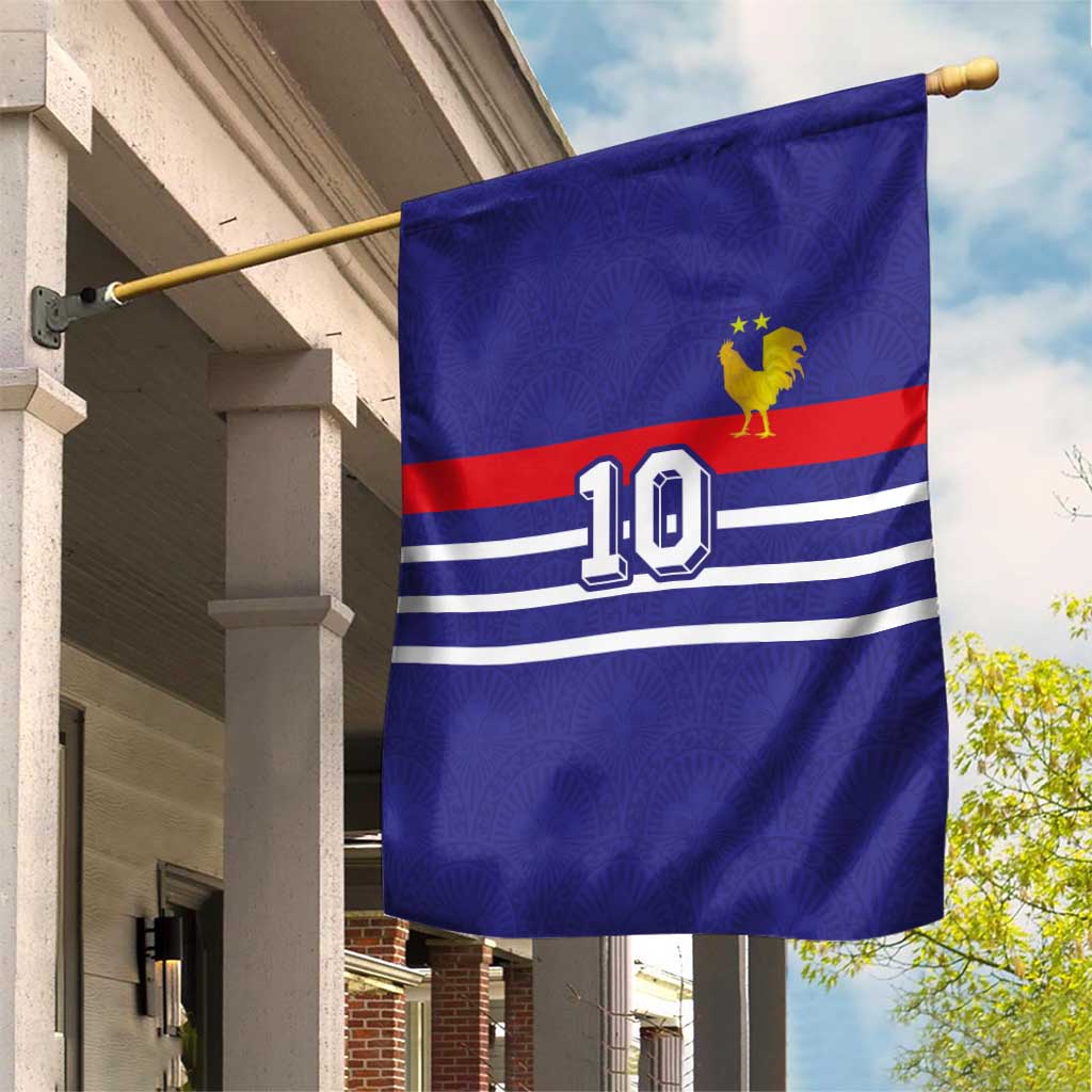 Custom French Football Garden Flag France 98 Retro Style