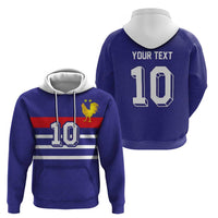 Custom French Football Hoodie France 98 Retro Style