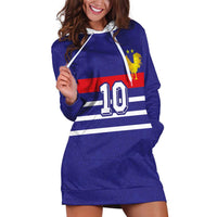 Custom French Football Hoodie Dress France 98 Retro Style