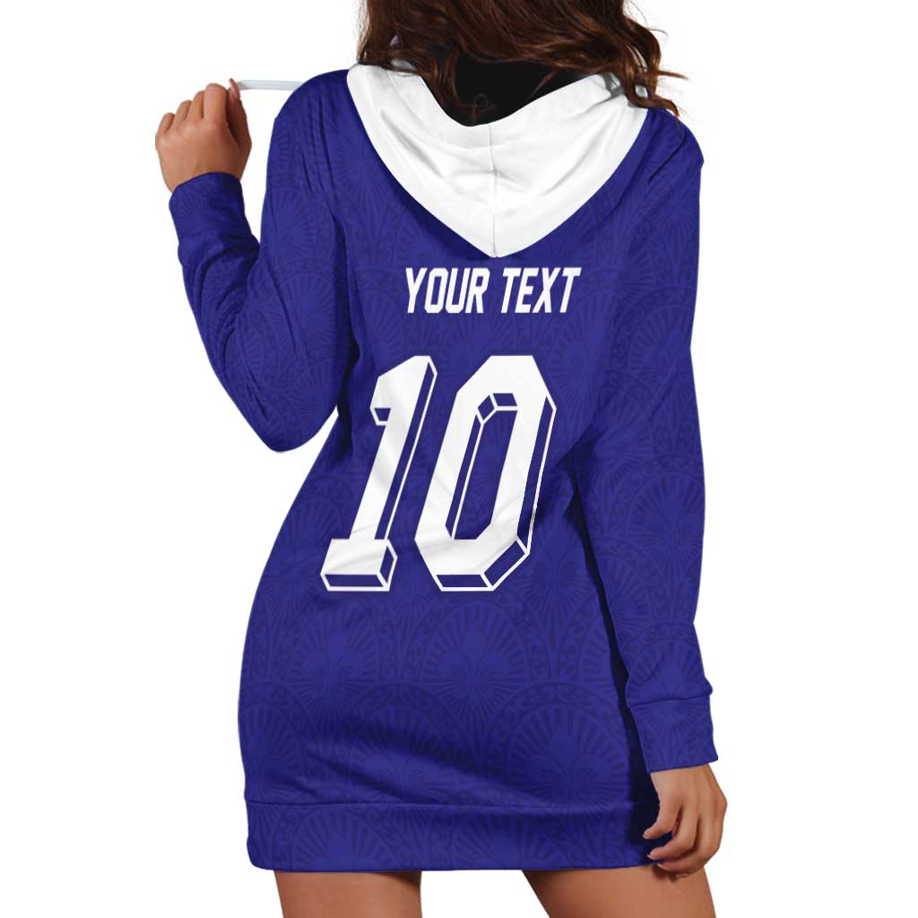 Custom French Football Hoodie Dress France 98 Retro Style