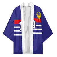 Custom French Football Kimono France 98 Retro Style
