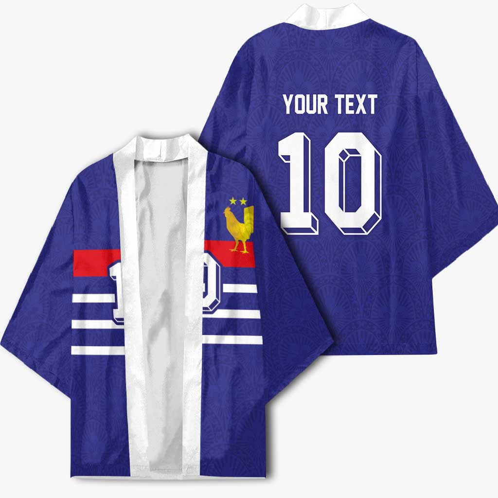 Custom French Football Kimono France 98 Retro Style