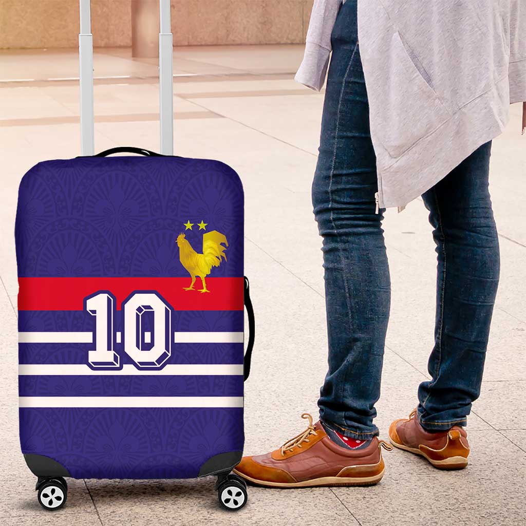 Custom French Football Luggage Cover France 98 Retro Style