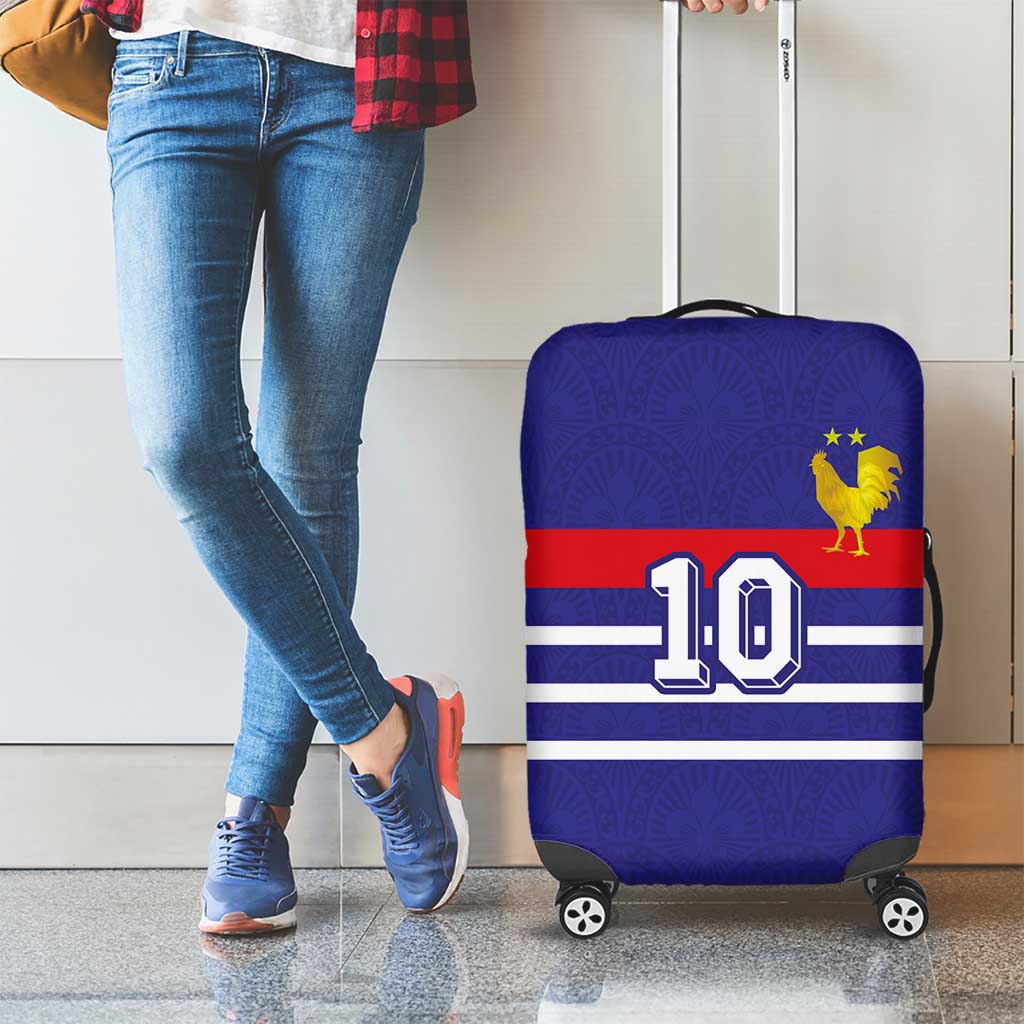 Custom French Football Luggage Cover France 98 Retro Style