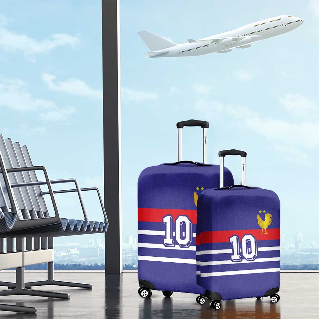 Custom French Football Luggage Cover France 98 Retro Style