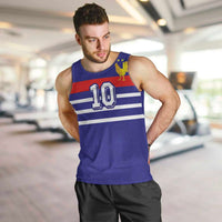 Custom French Football Men Tank Top France 98 Retro Style