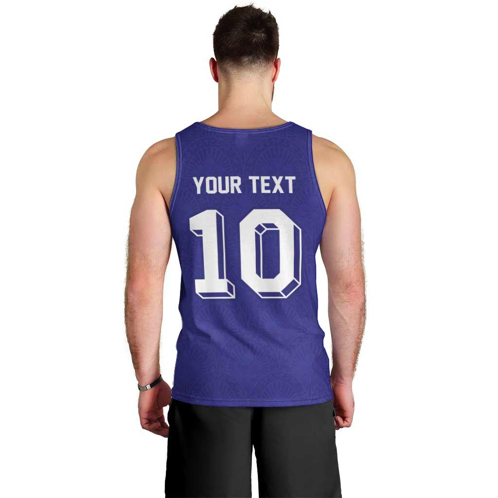 Custom French Football Men Tank Top France 98 Retro Style
