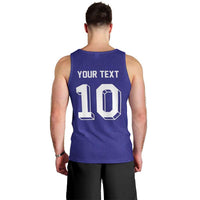 Custom French Football Men Tank Top France 98 Retro Style