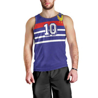 Custom French Football Men Tank Top France 98 Retro Style
