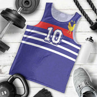 Custom French Football Men Tank Top France 98 Retro Style