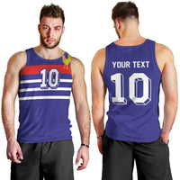 Custom French Football Men Tank Top France 98 Retro Style