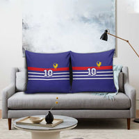 Custom French Football Pillow Cover France 98 Retro Style