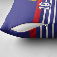 Custom French Football Pillow Cover France 98 Retro Style