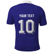 Custom French Football Polo Shirt France 98 Retro Style