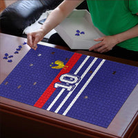 Custom French Football Puzzle France 98 Retro Style